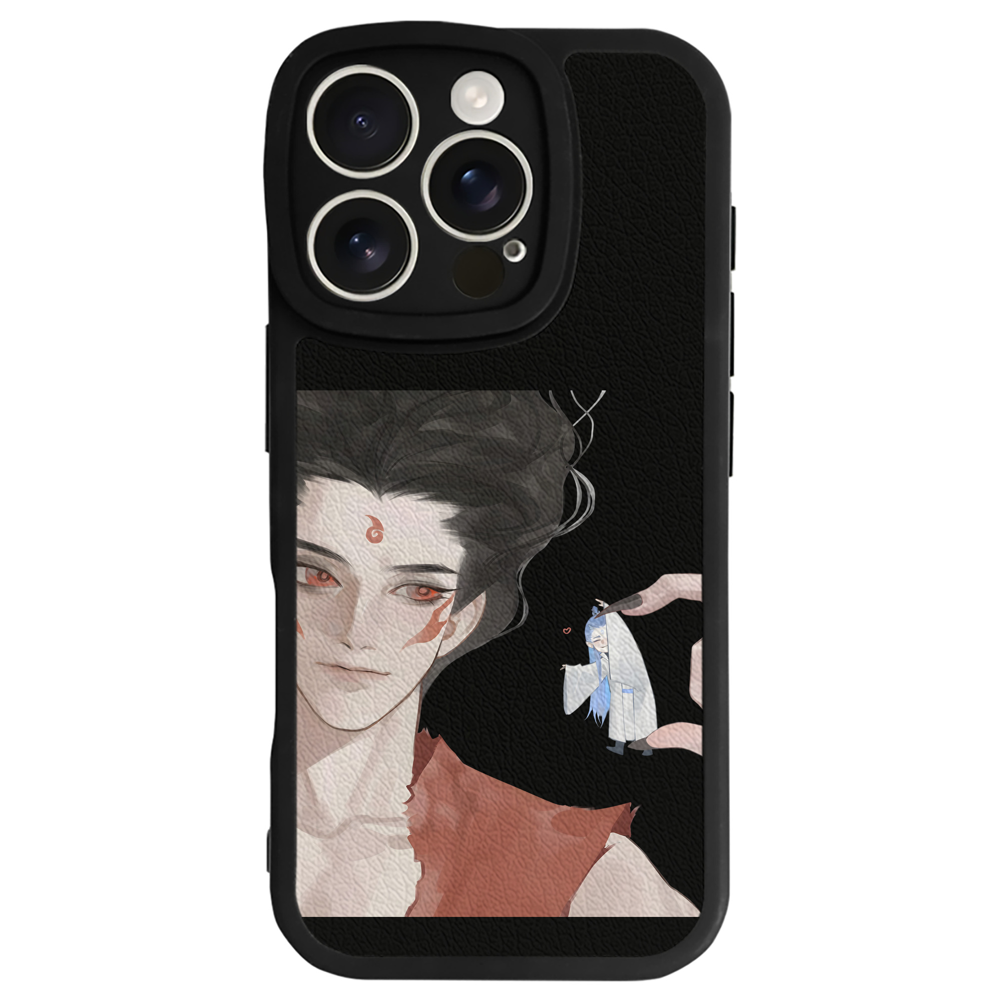 （画像用） Ne Zha 2 ナタ 魔童の大暴れ 【iPhone 16シリーズ対応】シリコンスマホケース（レザー調） 材質：シリコン